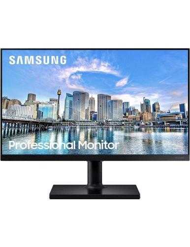 Monitor Profesional Samsung LF24T450FQR 24'/ Full HD/ Regulable en altura/ Negro