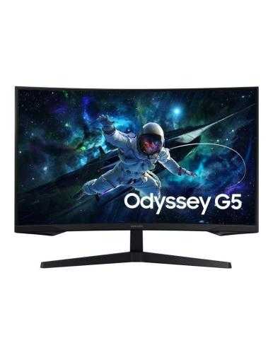 Monitor Gaming Curvo Samsung Odyssey G5 S27CG554EU 27'/ QHD/ 1ms/ 165Hz/ VA/ Negro