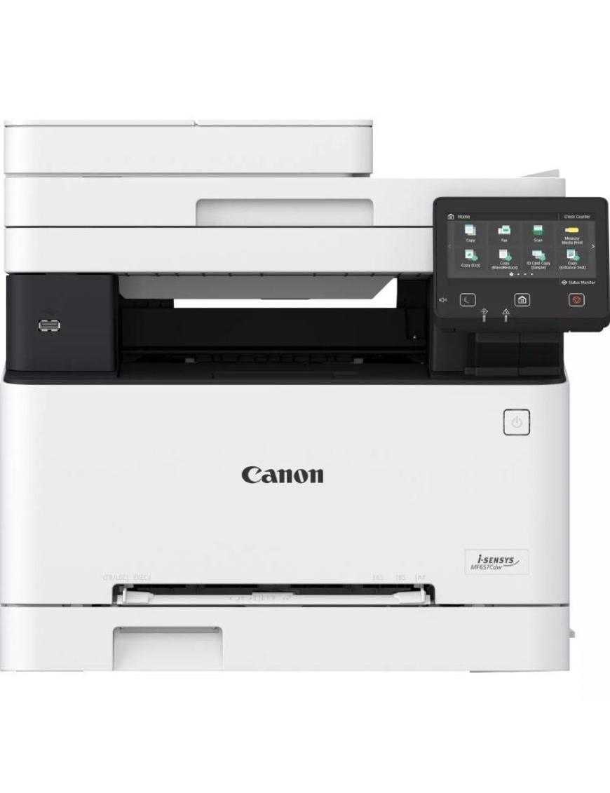 Multifunción Láser Color Canon i-SENSYS MF657CDW WiFi/ Fax/ Dúplex/ Blanca