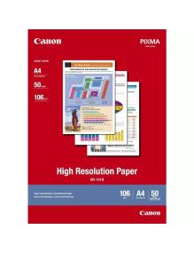 Papel para Impresora de Inyección de Tinta Canon HR-101N/ 21 x 29.7cm/ 106g/ 50 Hojas