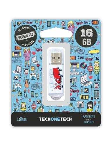 Pendrive 16GB Tech One Tech Camper VAN-VAN USB 2.0