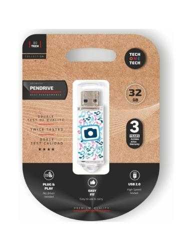 Pendrive 32GB Tech One Tech Foto Dream USB 2.0