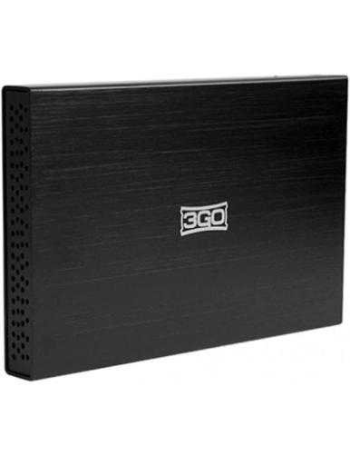 Caja Externa para Disco Duro de 2.5' 3GO HDD25BK12/ USB 2.0