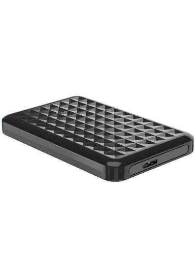 Caja Externa para Disco Duro de 2.5' Aisens ASE-2521B/ USB 3.1/ Sin tornillos