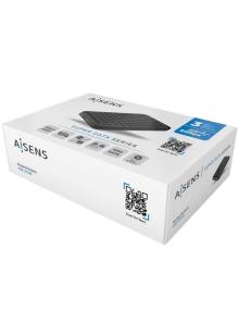 Caja Externa para Disco Duro de 2.5' Aisens ASE-2521B/ USB 3.1/ Sin tornillos