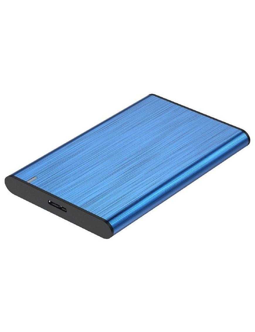 Caja Externa para Disco Duro de 2.5' Aisens ASE-2525BLU/ USB 3.1/ Sin tornillos