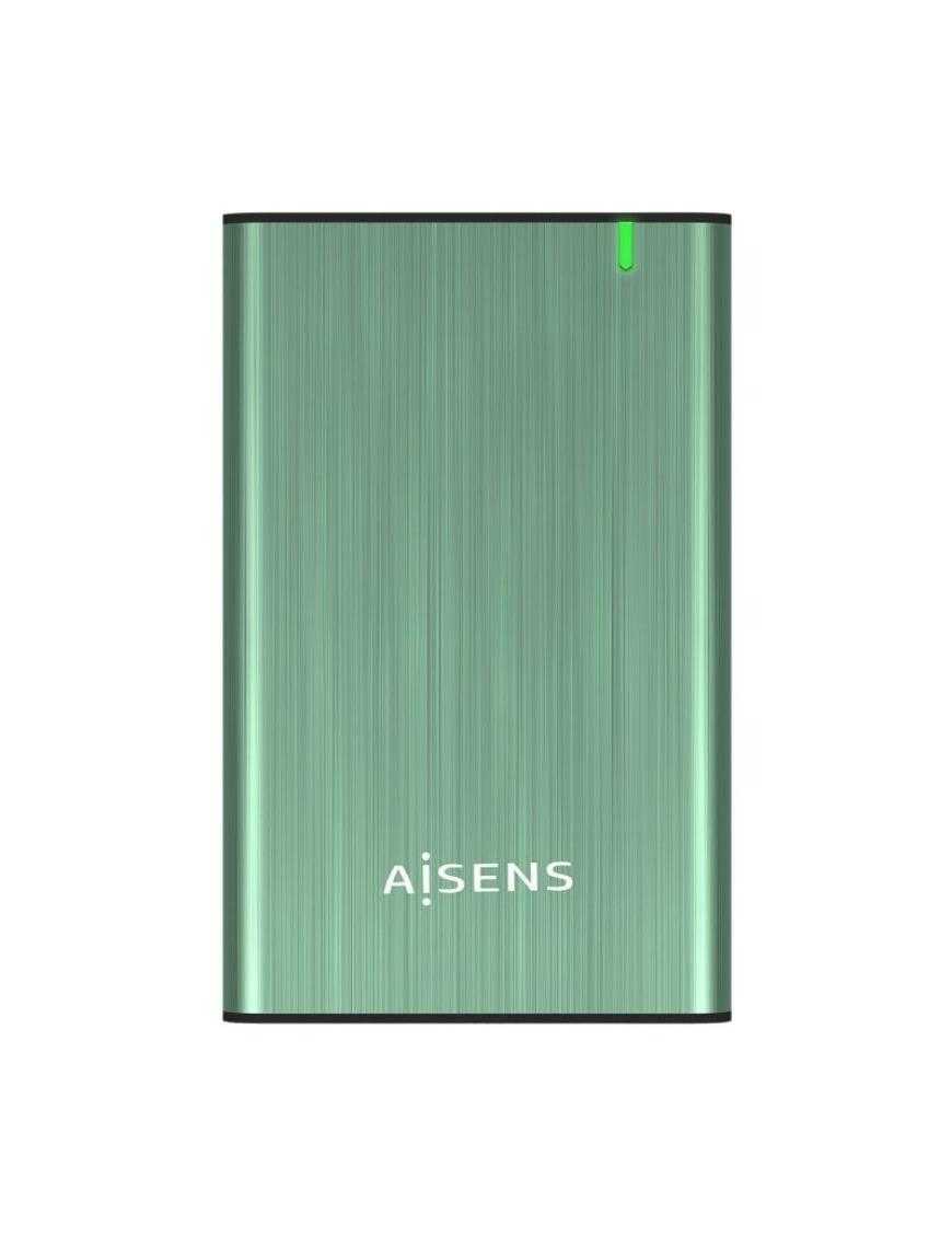 Caja Externa para Disco Duro de 2.5' Aisens ASE-2525SGN/ USB 3.0/ Sin tornillos