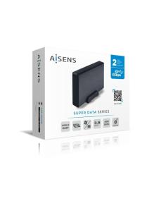 Caja Externa para Disco Duro de 3.5' Aisens ASE-3530B/ USB 3.1