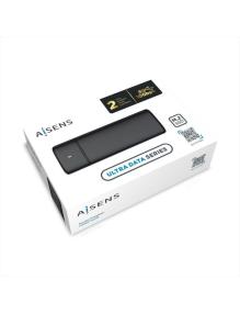 Caja Externa para Disco SSD M.2 SATA/NVMe Aisens ASM2-001B/ USB 3.1/ Sin tornillos