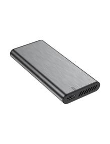 Caja Externa para Disco SSD M.2 SATA Aisens ASM2-007GRY/ USB 3.1 Gen1/ Sin Tornillos