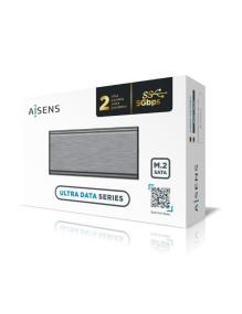 Caja Externa para Disco SSD M.2 SATA Aisens ASM2-007GRY/ USB 3.1 Gen1/ Sin Tornillos