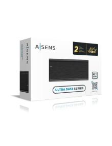 Caja Externa para Disco SSD M.2 NVMe Aisens ASM2-008B/ USB 3.1 Gen2/ Sin Tornillos