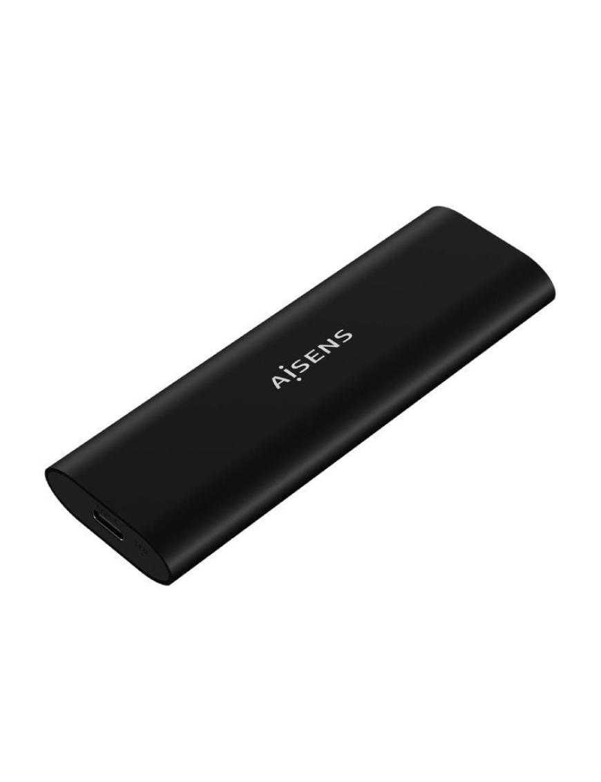 Caja Externa para Disco SSD M.2 SATA/NVMe Aisens ASM2-014B/ USB 3.2/ Sin tornillos