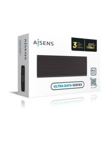 Caja Externa para Disco SSD M.2 NVMe Aisens ASM2-022B/ USB 3.2/ Sin tornillos