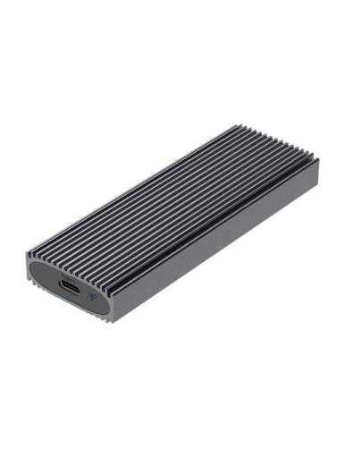 Caja Externa para Disco SSD M.2 NVMe Aisens ASM2-023GR/ USB 3.2/ Sin tornillos