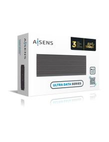 Caja Externa para Disco SSD M.2 NVMe Aisens ASM2-023GR/ USB 3.2/ Sin tornillos