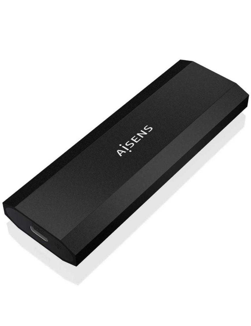 Caja Externa para Disco SSD M.2 NVMe Aisens ASM2-028B/ USB 3.2/ Sin tornillos