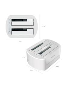 Docking Station para Discos Duros Aisens ASDS-D02W