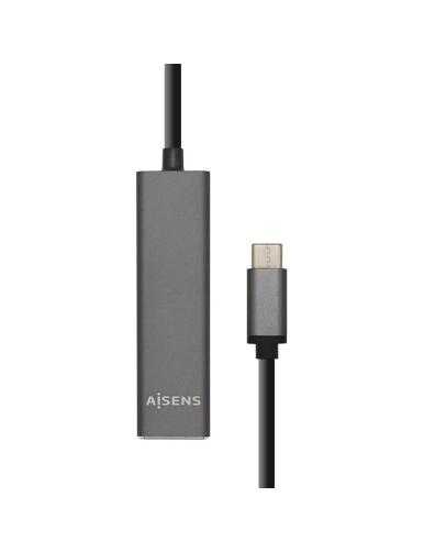 Hub USB Tipo-C Aisens A109-0403/ 4xUSB