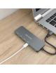 Hub USB Tipo-C Aisens A109-0695/ 4xUSB Tipo-C/ Gris