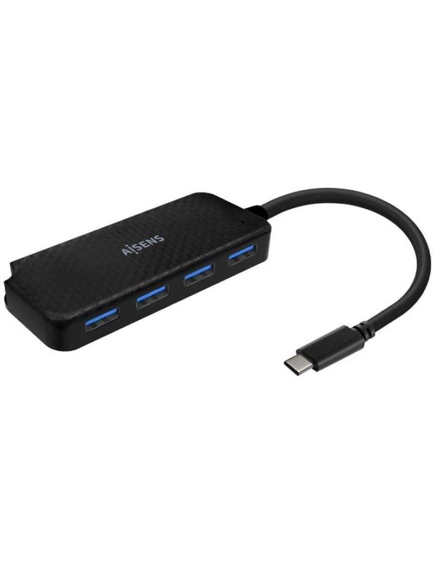 Hub USB Tipo-C Aisens A109-0715/ 4xUSB