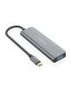 Hub USB Tipo-C Aisens A109-0762/ 3xUSB/ 1xUSB Tipo-C/ Gris