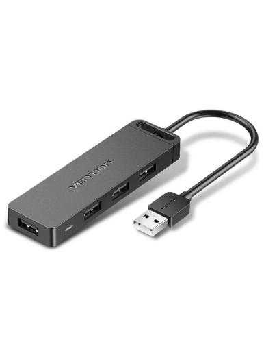 Hub USB 2.0 Vention CHMBF/ 4xUSB/ 1m