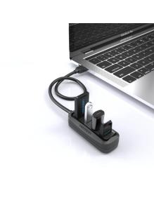 Hub USB Vention VAS-J43-B015/ 4xUSB/ 15cm