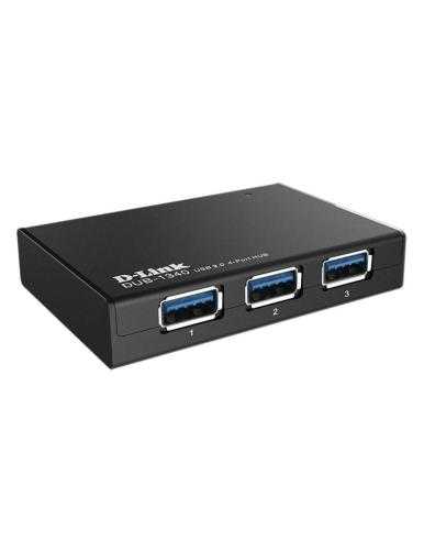 Hub USB 3.0 con Alimentación Externa D-Link DUB-1340/ 4xUSB