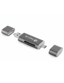 Lector de Tarjetas Externo NGS ALLY READER/ USB 2.0/ USB Tipo-C / Micro USB