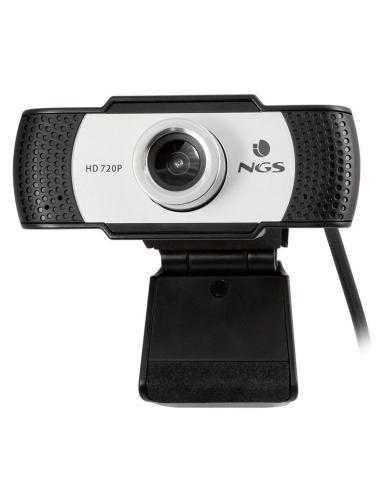 Webcam NGS Xpress Cam 720/ 1280 x 720 HD/ Blanco y Negro