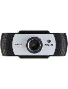 Webcam NGS Xpress Cam 720/ 1280 x 720 HD/ Blanco y Negro