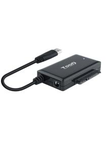 Adaptador para Discos Duros 2.5'/3.5' Tooq TQHDA-01A/ USB 3.0 Macho - SATA