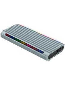 Caja Externa para Disco SSD M.2 NVMe TooQ TQE-2221G/ USB 3.1 Gen2/ Sin tornillos