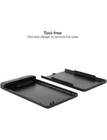 Caja Externa para Disco Duro de 2.5' TooQ TQE-2500B/ USB 3.1/ Sin Tornillos