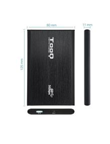 Caja Externa para Disco Duro de 2.5' TooQ TQE-2529B/ USB 3.1