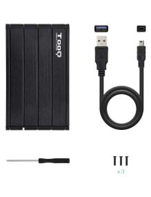 Caja Externa para Disco Duro de 2.5' TooQ TQE-2530B/ USB 3.1