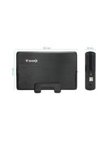 Caja Externa para Disco Duro de 3.5' TooQ TQE-3509B/ USB 2.0