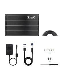 Caja Externa para Disco Duro de 3.5' TooQ TQE-3530B/ USB 3.1