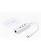 Hub USB 3.0 TP-Link UE330/ 3xUSB/ 1xRJ45/ Blanco