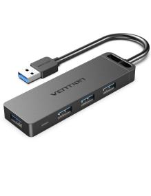 Hub USB 3.0 Vention CHLBB/ 4xUSB/ 1xMicroUSB PD