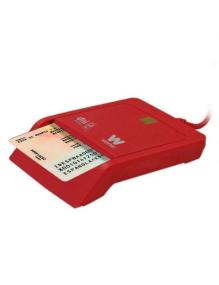 Lector de DNI Woxter PE26-145/ Rojo