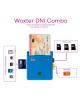 Lector de DNI y Tarjetas Woxter Combo PE26-146/ Azul/ USB 2.0