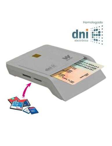 Lector de DNI y Tarjetas Woxter PE26-147/ Blanco/ USB 2.0