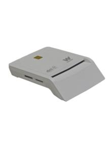 Lector de DNI y Tarjetas Woxter PE26-147/ Blanco/ USB 2.0