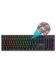 Teclado Gaming Mecánico Hiditec GK400 ARGB/ Switch Rojo