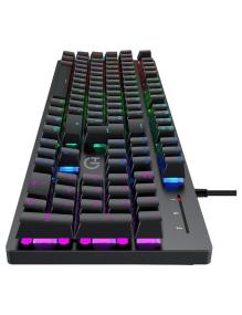 Teclado Gaming Mecánico Hiditec GK400 ARGB/ Switch Rojo