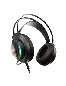 Auriculares Gaming con Micrófono Krom Kappa/ Jack 3.5/ USB 2.0/ Negros