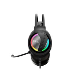 Auriculares Gaming con Micrófono Krom Kappa/ Jack 3.5/ USB 2.0/ Negros