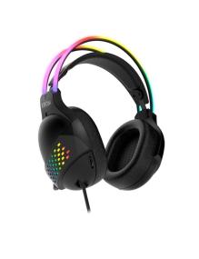 Auriculares Gaming con Micrófono Krom Klaim/ Jack 3.5/ USB 2.0/ Negros